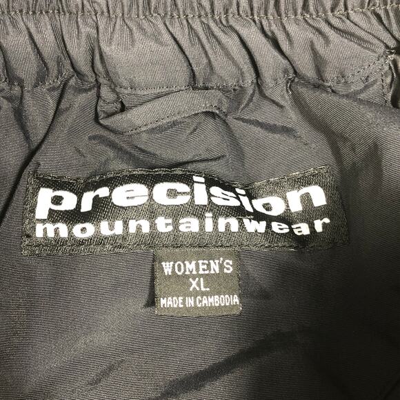 Precision Mountainwear Black Snow Pants ski Snowboard Insulated Womens XL - Picture 7 of 8